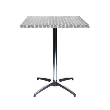 Rental store for Table Tourbillon Métal 27 x27    Metal Swirl Table in Montreal Quebec